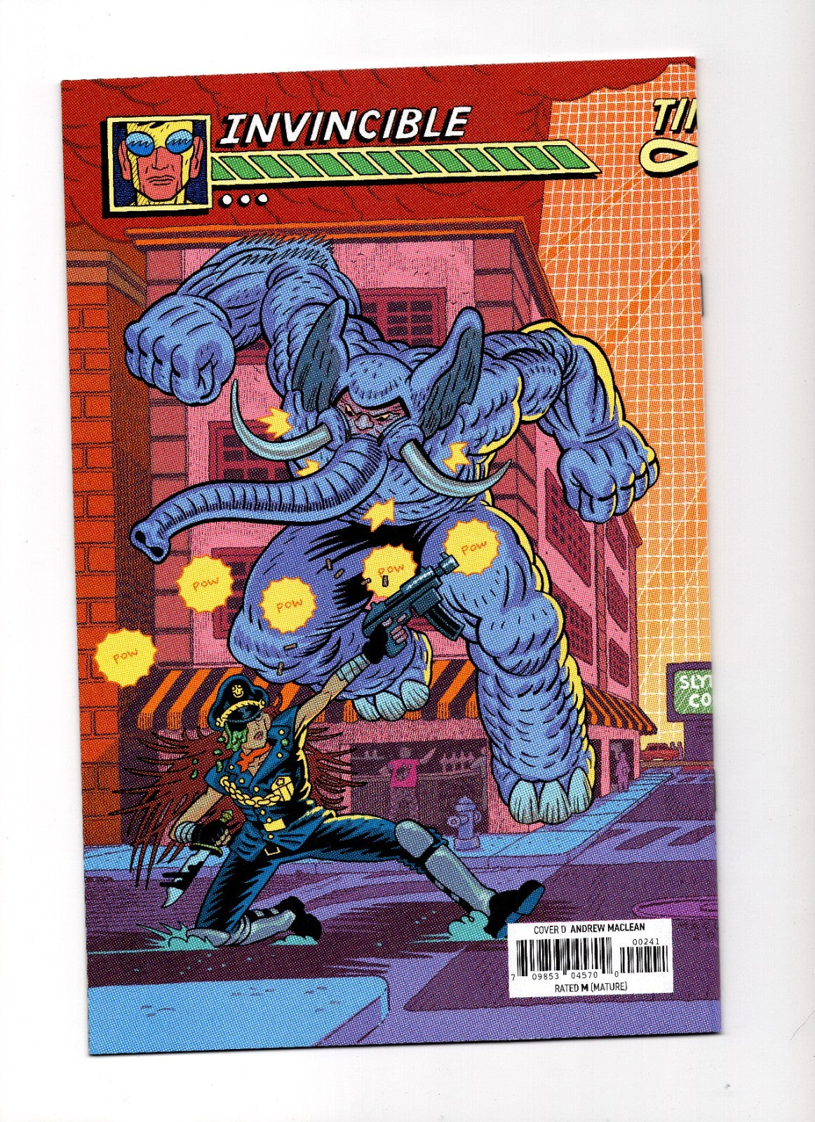 DEATH FIGHT FOREVER #2 - ANDREW MACLEAN COVER D INVINCIBLE TEAM UP WRAPAROUND