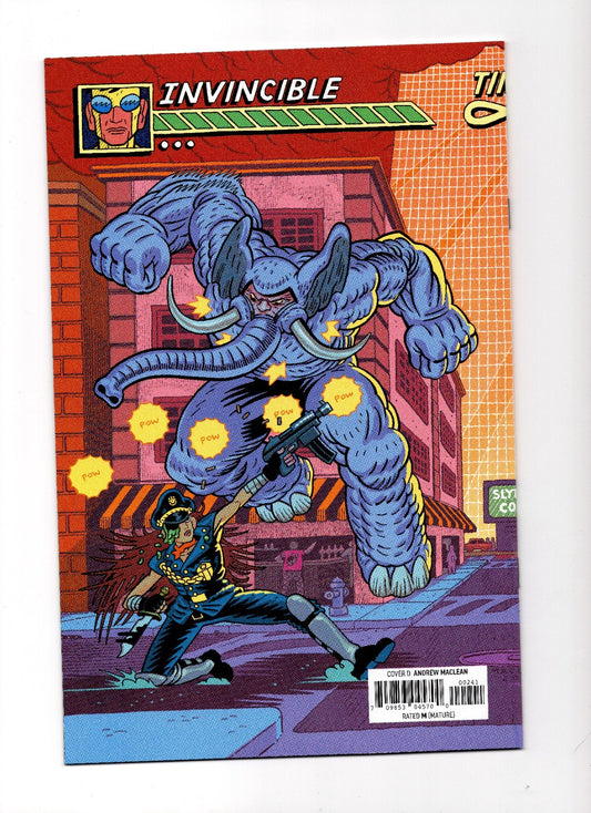 DEATH FIGHT FOREVER #2 - ANDREW MACLEAN COVER D INVINCIBLE TEAM UP WRAPAROUND