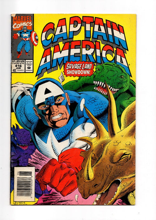 Captain America #416 (1993)- Savage Land Showdown, Newsstand