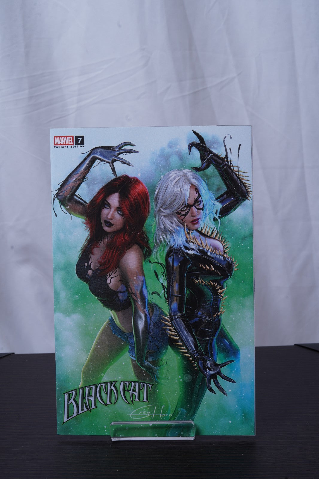Black Cat #7 (2026) Greg Horn MegaCon Variant COA Marvel