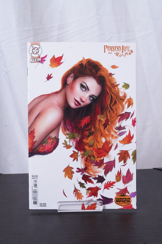 Poison Ivy #37 CVR E Nathan Szerdy Pumpkin Spicy Card Stock Variant DC