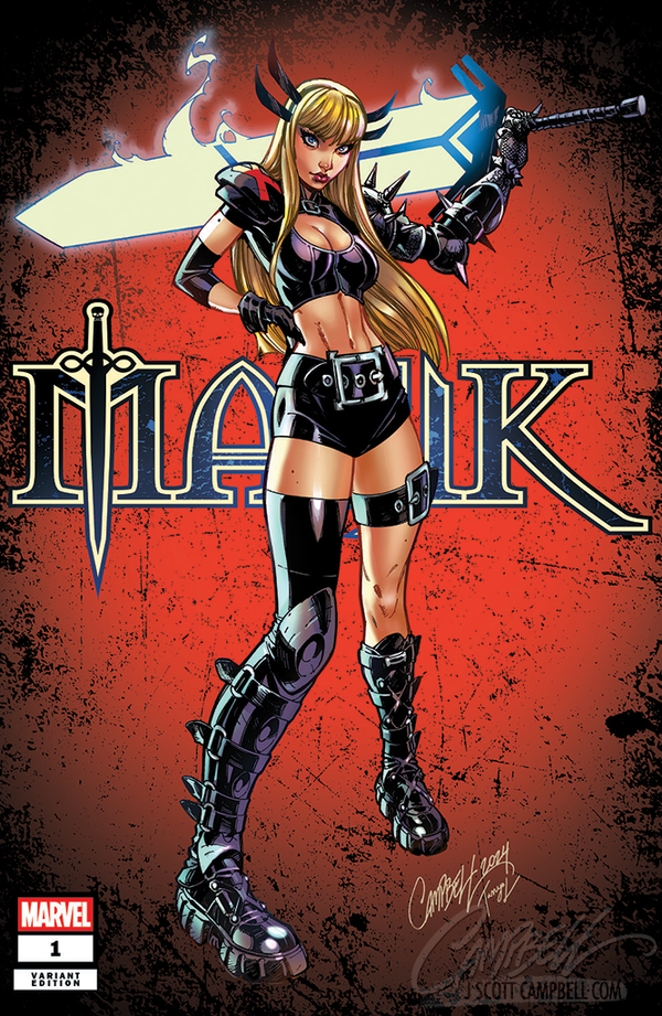 Magik #1 Exclusive J Scott Campbell Variant SET - Trade Dress + Sketch