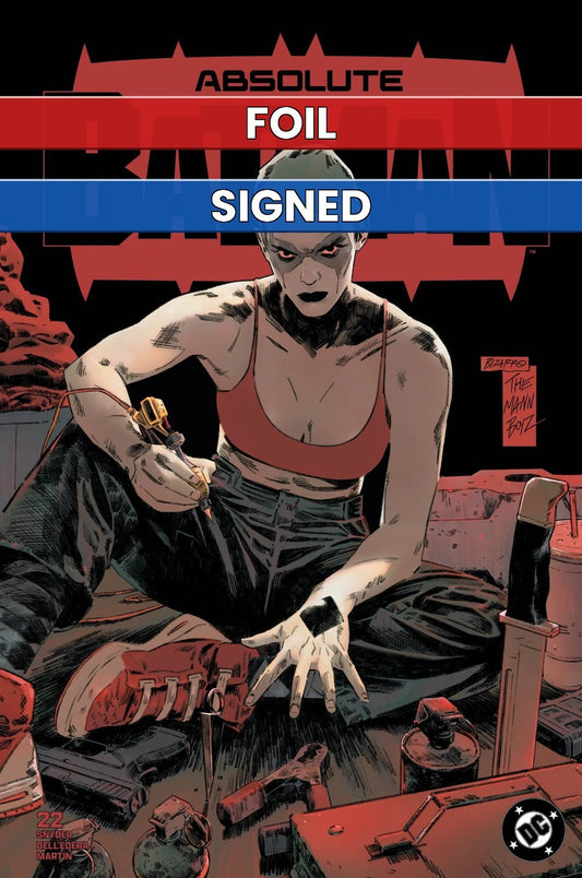 Absolute Batman 22 Seth Mann FOIL Signed with CoA PRESALE