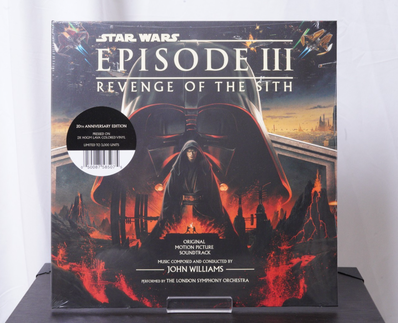 Star Wars Episode III Soundtrack Vinyl - Lava colored vinyl #2594