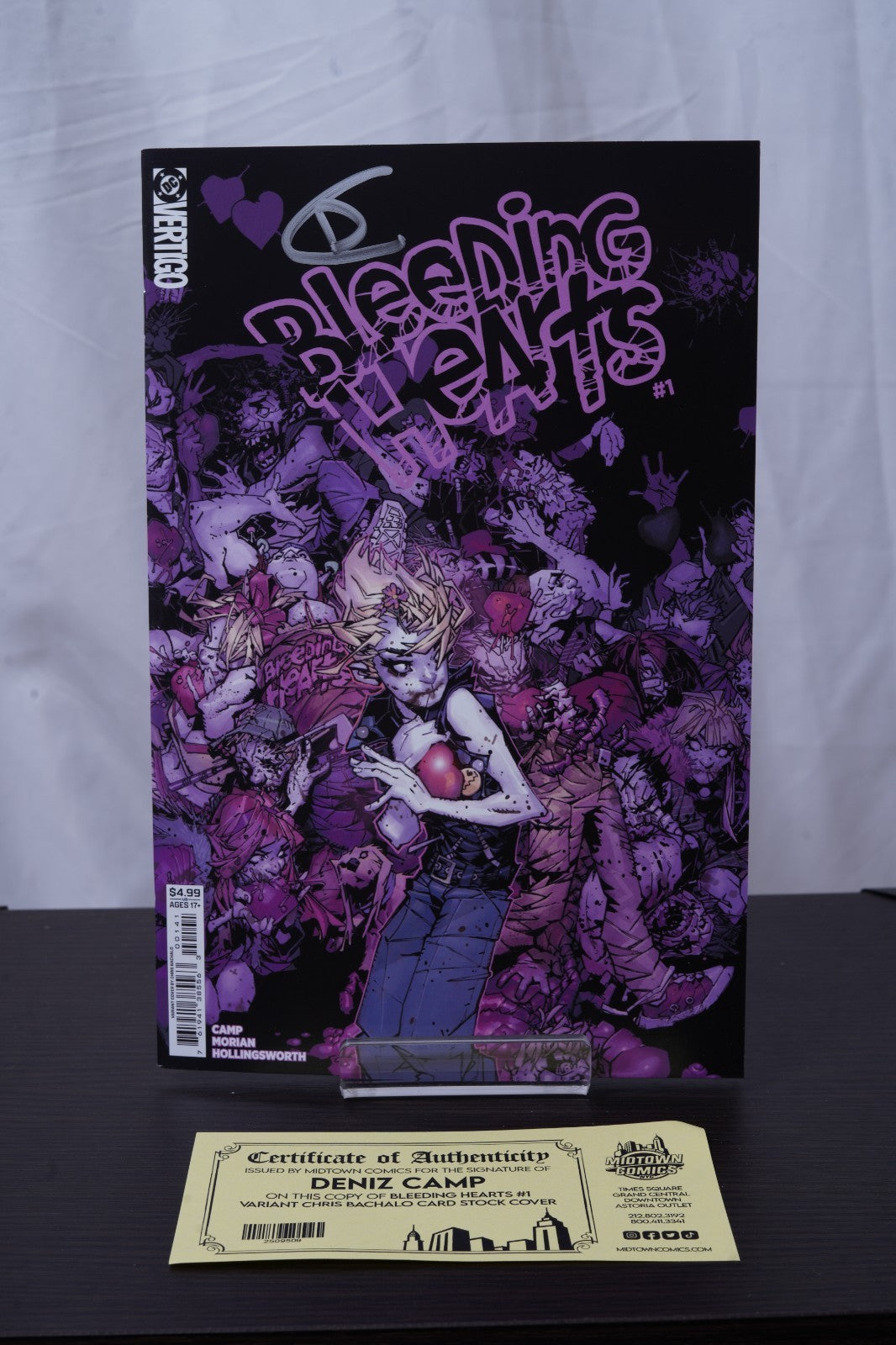 Bleeding Hearts #1 - Cover L Variant Chris Bachalo - Signed By Deniz Camp