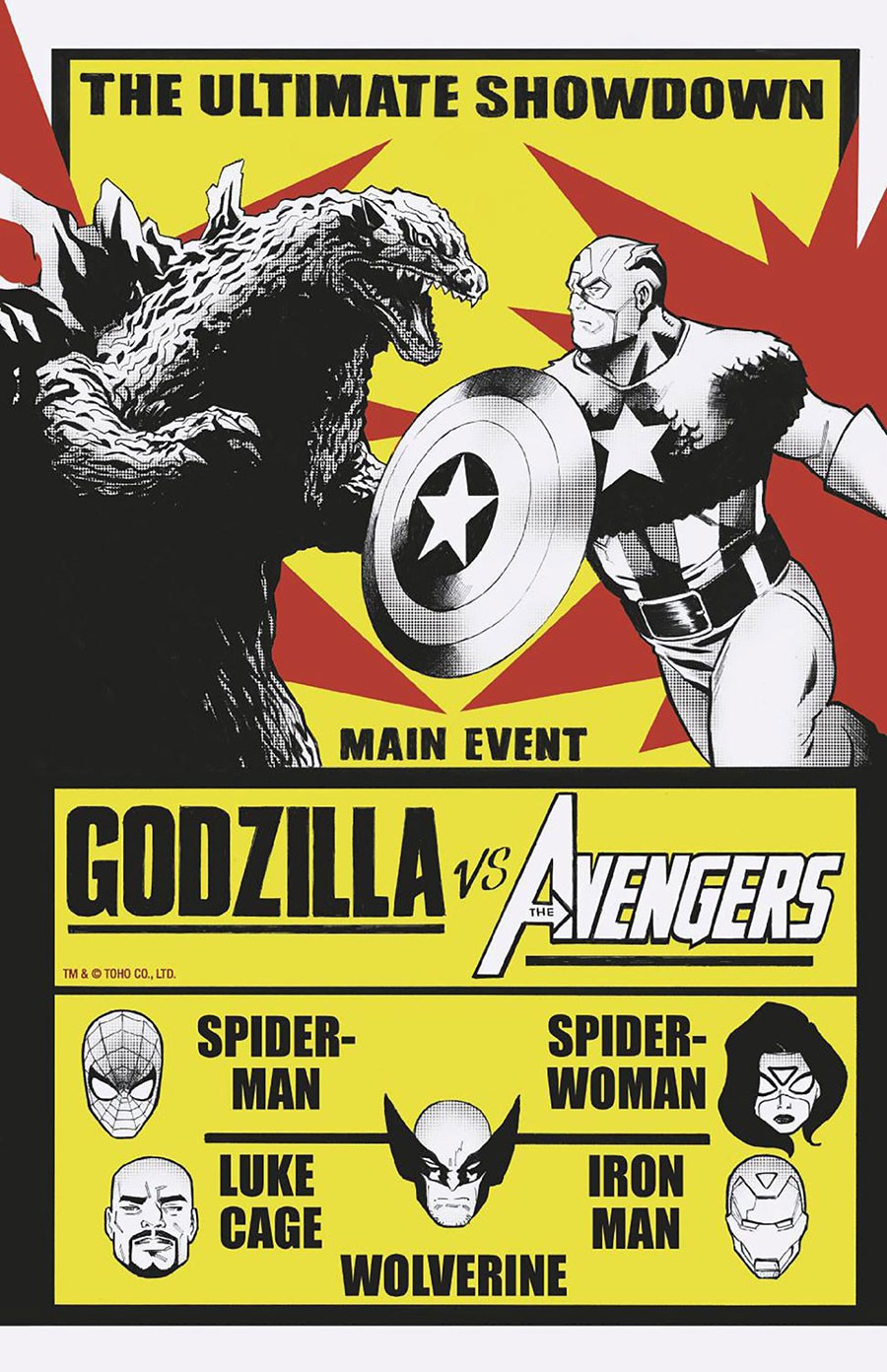 Godzilla vs. Avengers Issue #1 - Lee Garbett - Versus