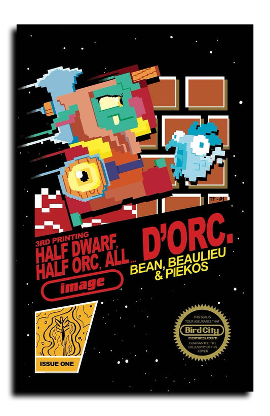 D'ORC #1 3RD PRINT TRISH FORSTNER SUPER MARIO VARIANT LTD 500 Card Stock DORC