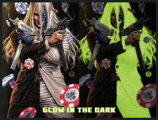 Absolute Batman #21 Two-Face Virgin Glow In The Dark  SIGNED Mark Brooks PRESALE