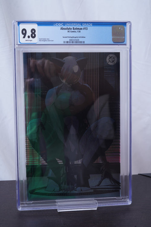 Absolute Batman #13   CGC 9.8 - 2nd Printing - Dragotta Foil Variant