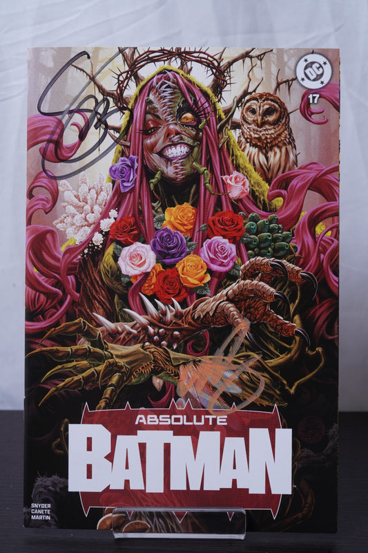 Absolute Batman #17  Brooks & Snyder 2X SIGNED - Real Ivy