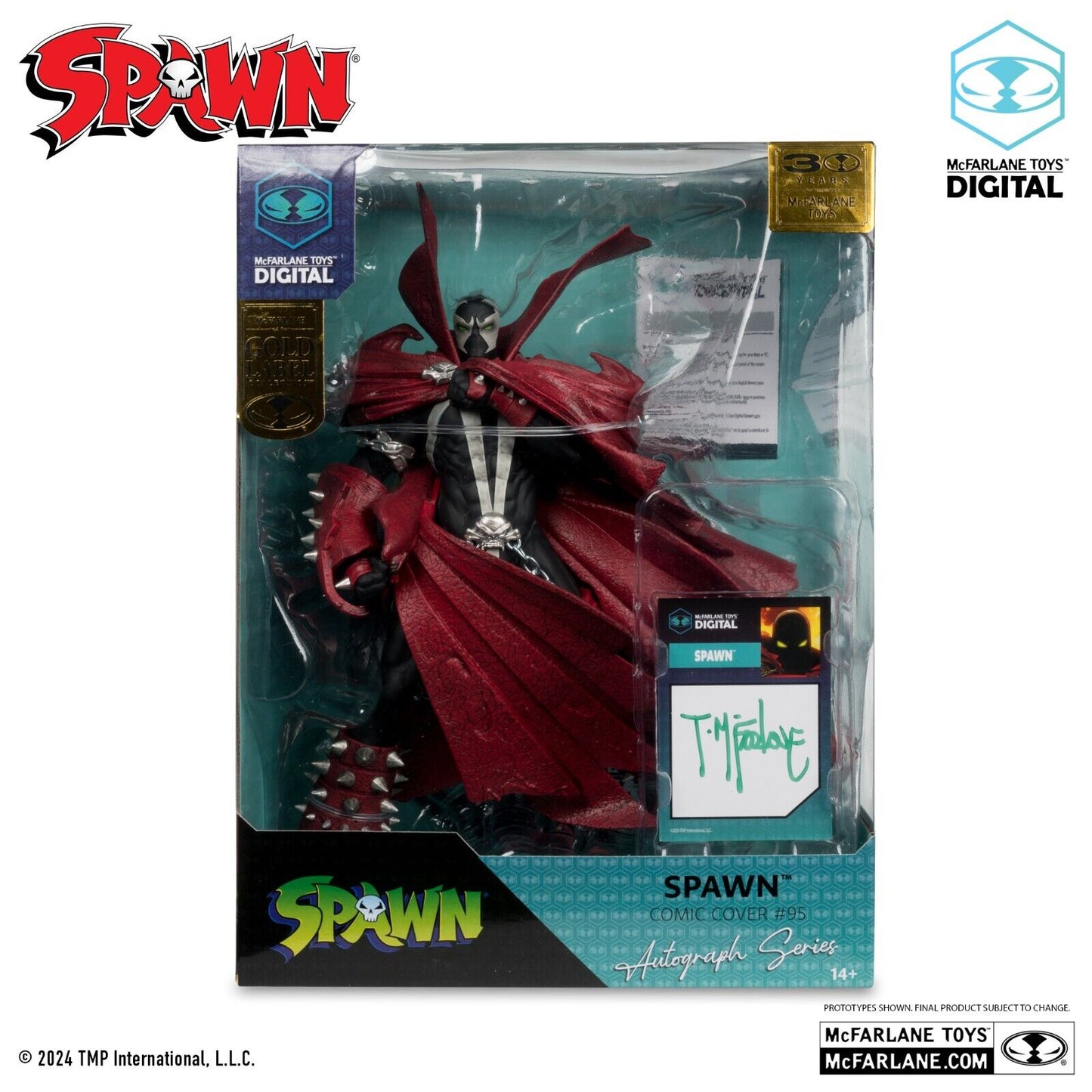Spawn 30th Anniversary Comic Cover #95 GOLD LABEL Autograph Figure