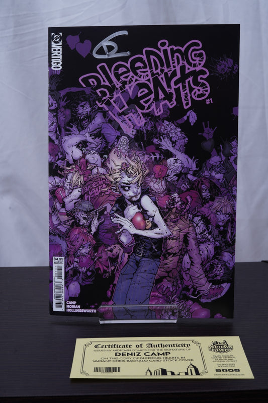 Bleeding Hearts #1 - Cover L Variant Chris Bachalo - Signed By Deniz Camp