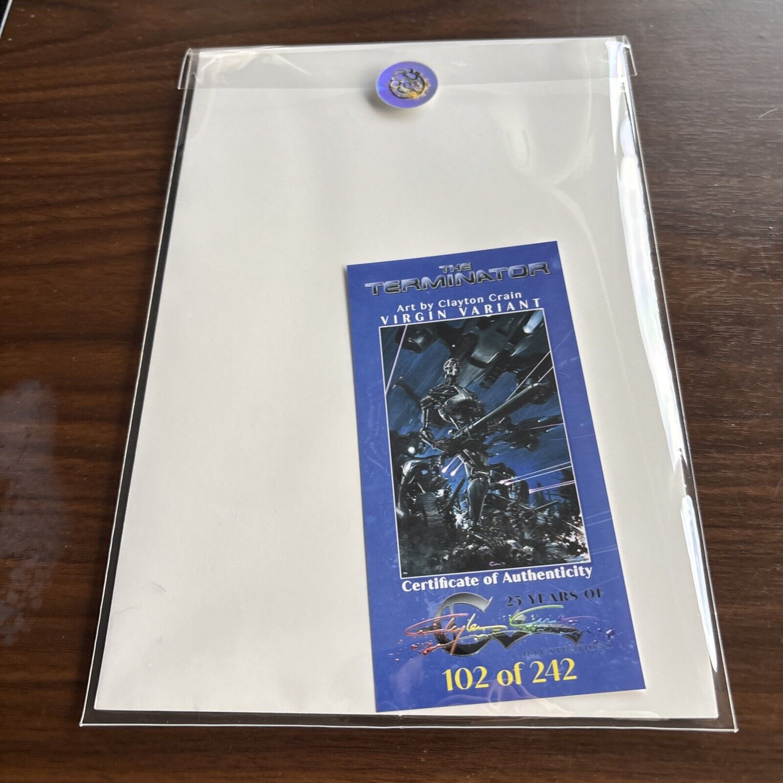 Terminator 1 Clayton Crain Virgin Exclusive Ltd 102/242