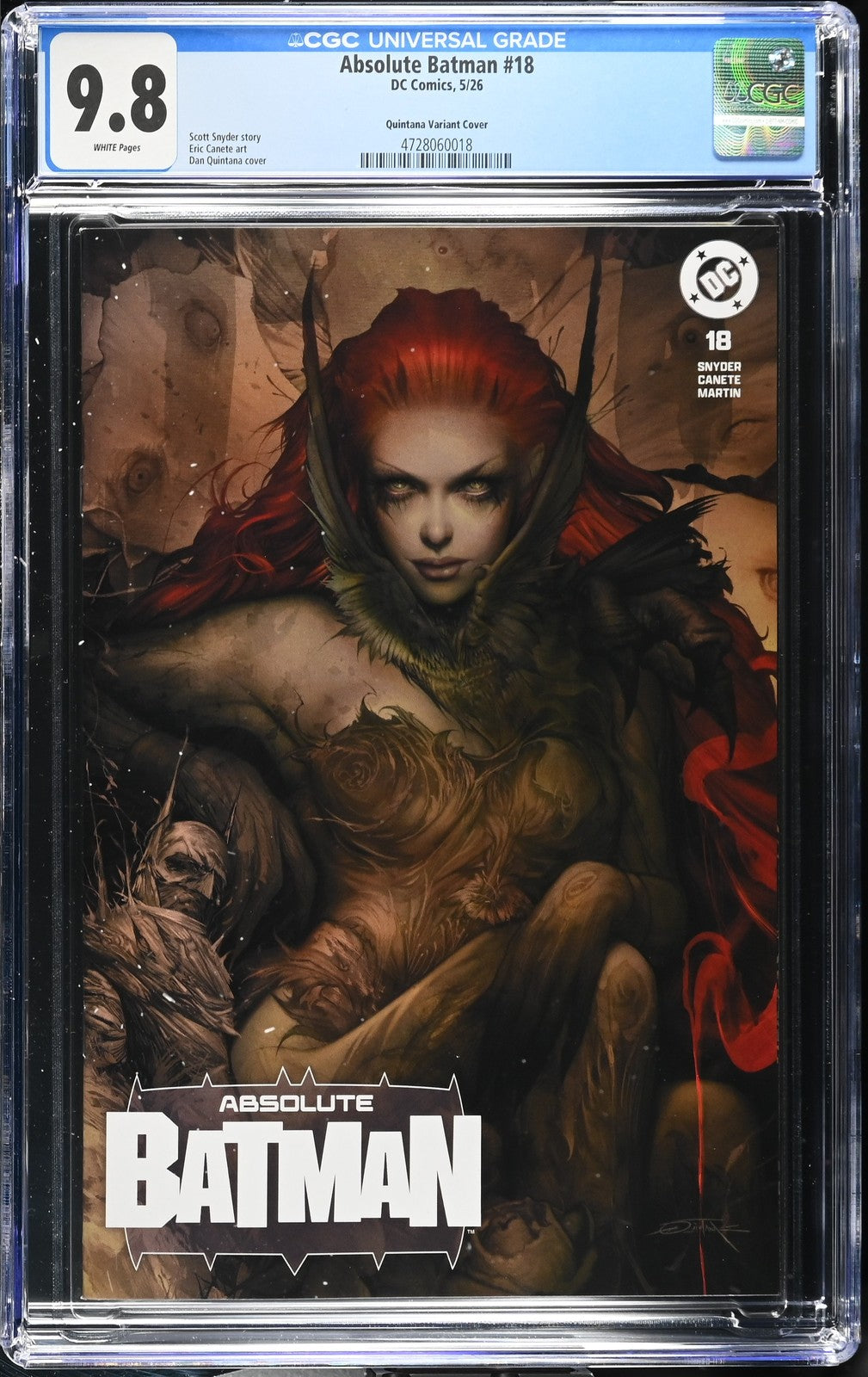 Absolute Batman #18 Quintana LTD 1000 CGC 9.8