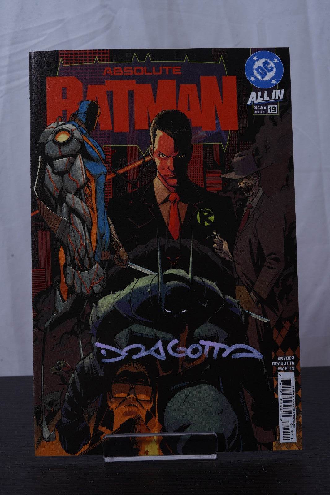 ABSOLUTE BATMAN #18 SIGNED BY DRAGOTTA COVER A COMIC NM 1ST PRINT 2026 DC W/COA