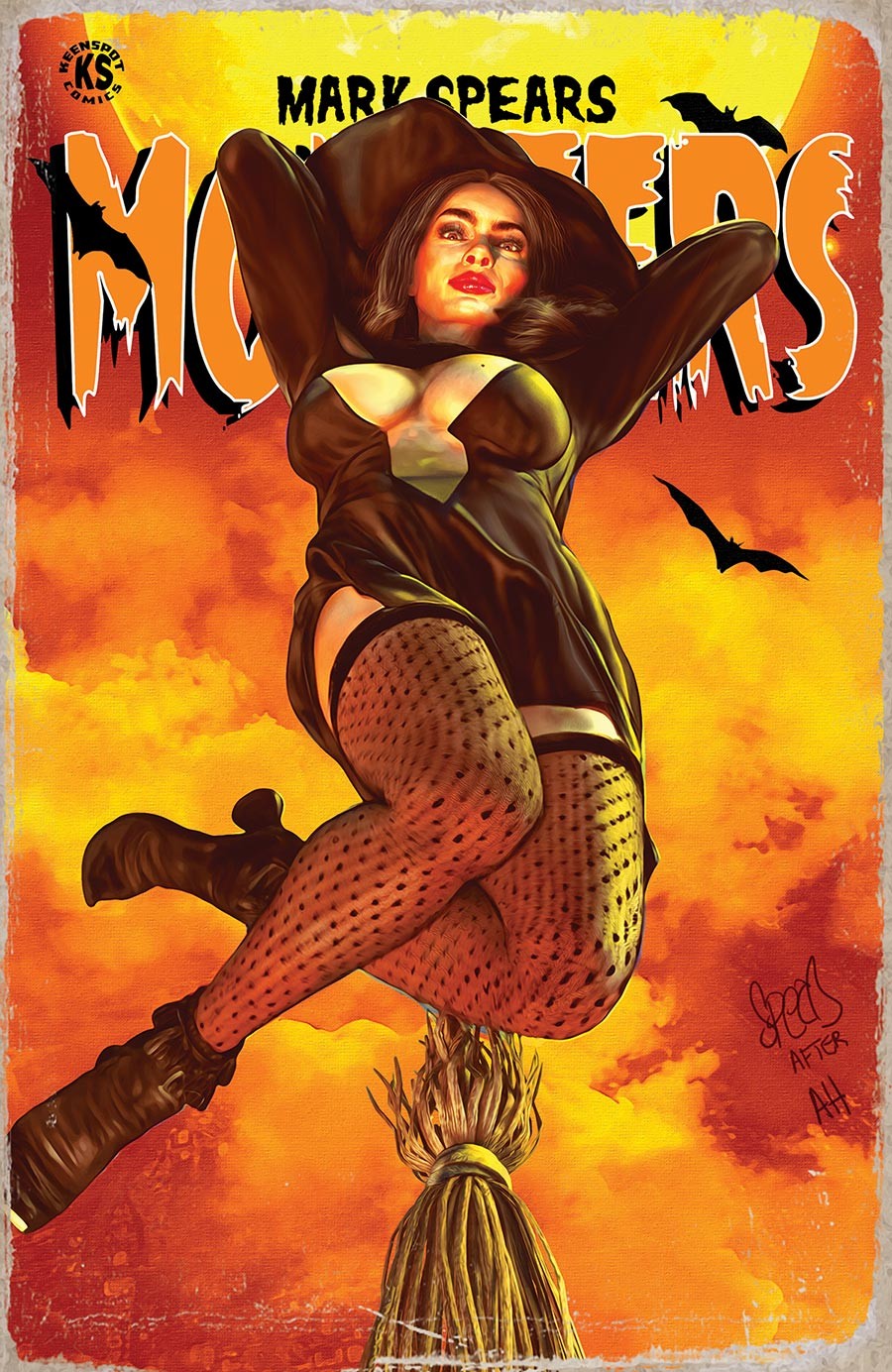 Mark Spears Monsters #7 Mark Spears Hexy The Witch Jsa Classified #1 Homage Var