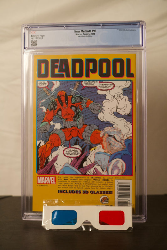 New Mutants 98 2024 Marvel Comics Pan-Galactic 3D Edition CGC 9.8