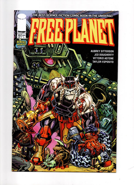 FREE PLANET #10 COVER C JED DOUGHERTY INVINCIBLE TEAM UP VAR