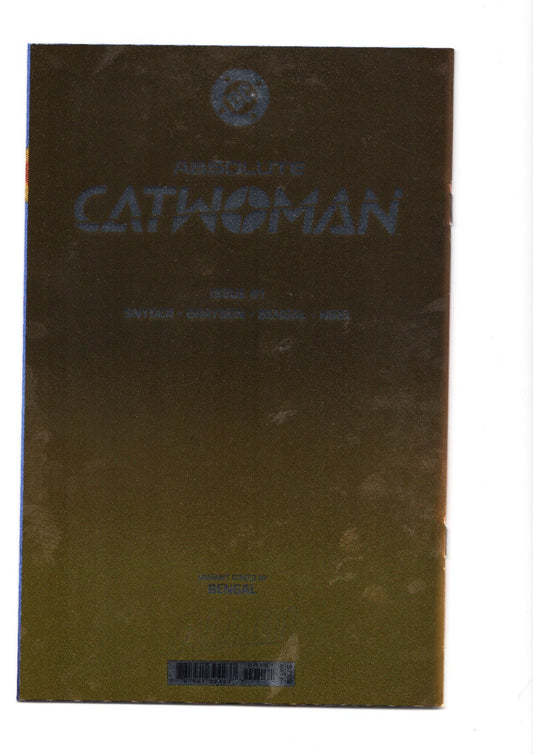 ABSOLUTE CATWOMAN #1 COVER E BENGAL FOIL VAR