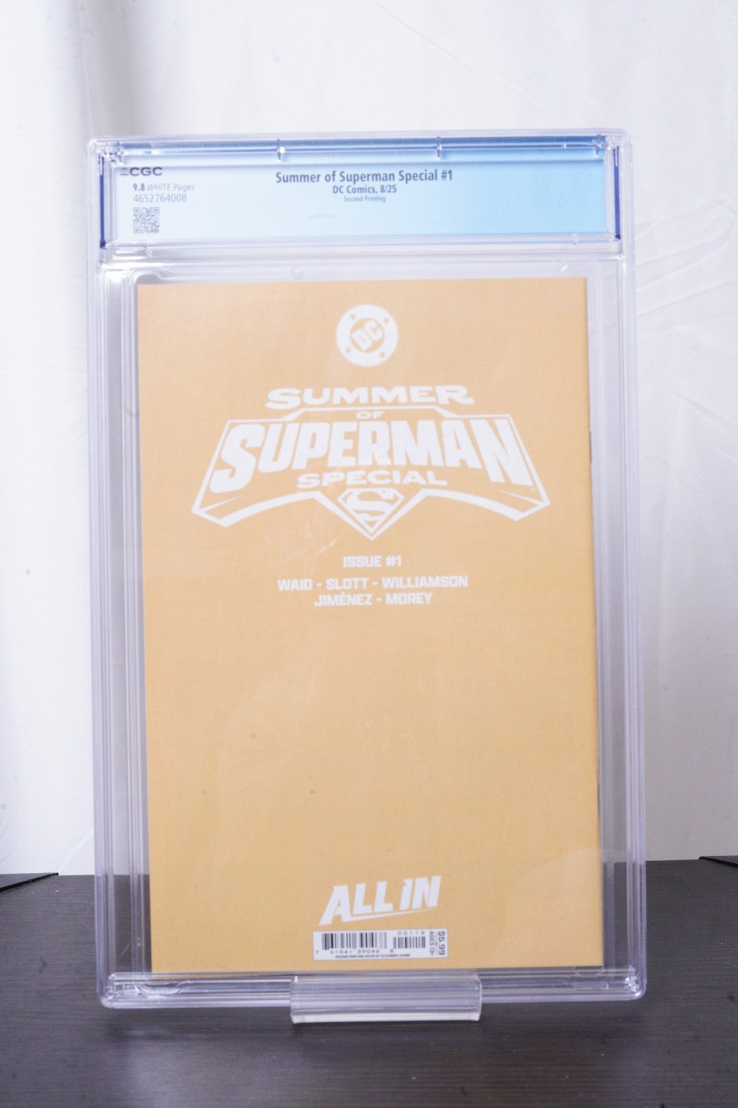 Summer of Superman Special # 1 CGC 9.8 Lozano Supergirl Variant -Second Printing