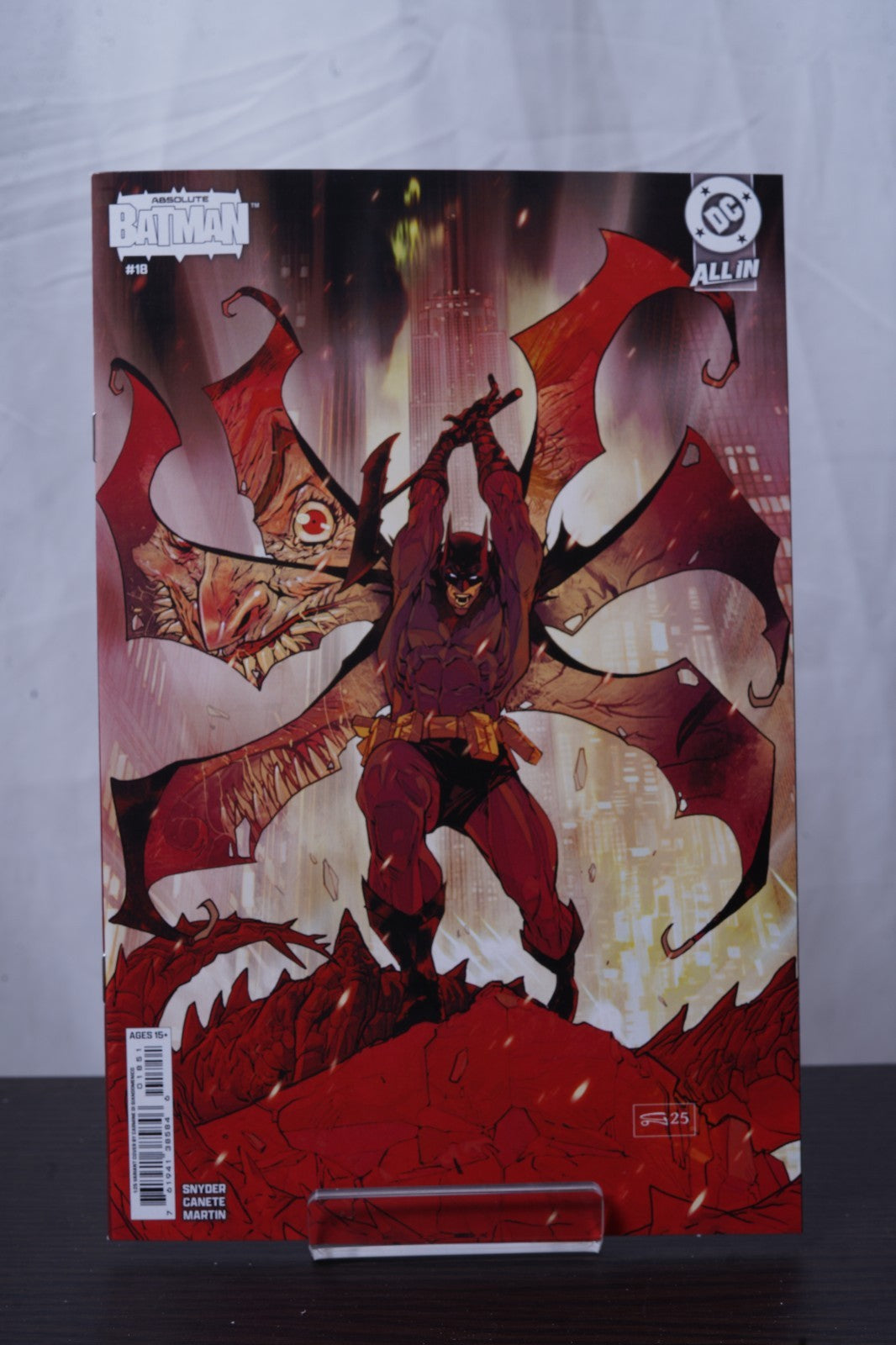 ABSOLUTE BATMAN #18 CVR E INC 1:25 CARMINE DI GIANDOMENICO CARD STOCK VAR