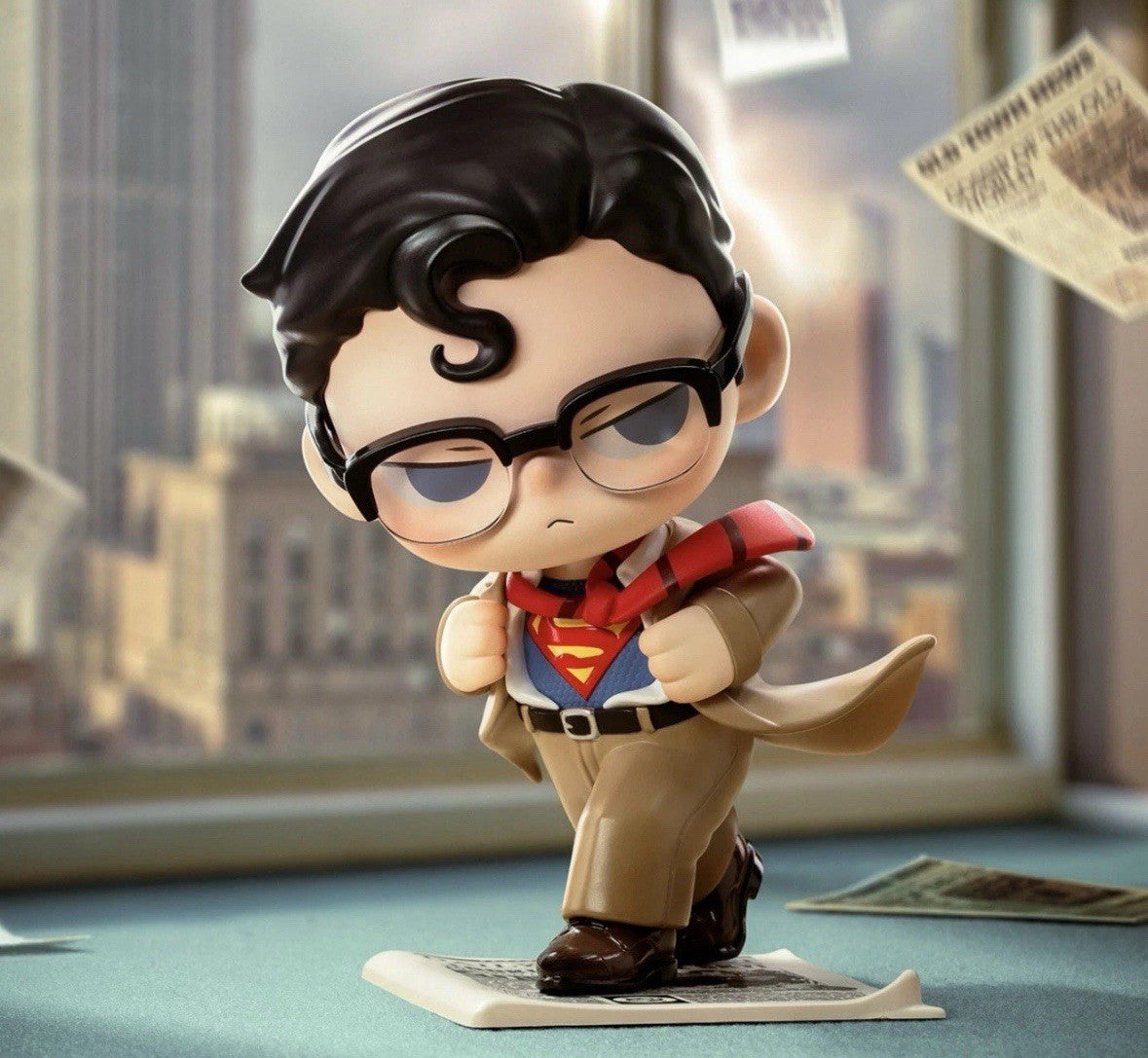 POP MART Superman KUBO Big Size Vinyl Figure 13.5cm DC Comics