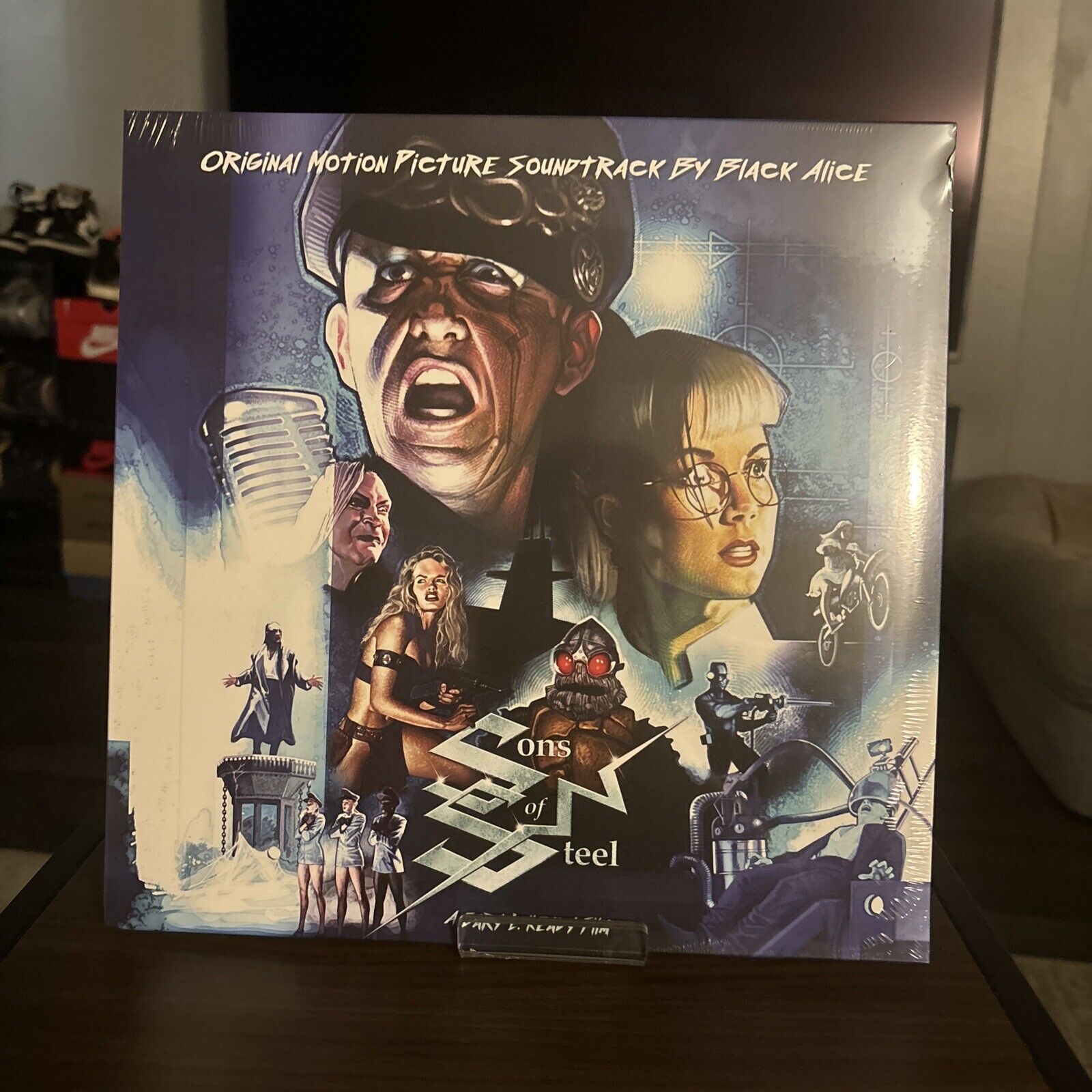 Sons of Steel - Original Motion Picture Soundtrack - Mondo SILVER/BLACK SPLIT LP