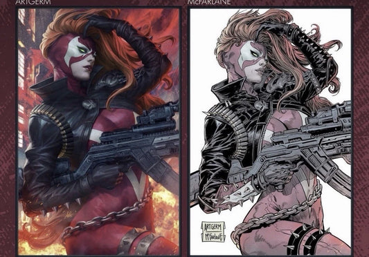 She-Spawn McFarlane & Artgerm SDCC Whatnot Set SIGNED by Todd (Ltd. 750) PRESALE