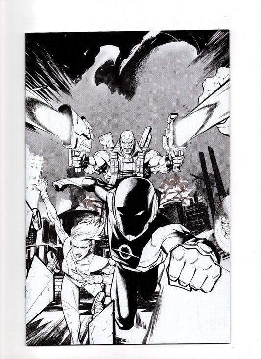 RADIANT BLACK #39 CVR E DANIEL BAYLISS YOUNGBLOOD TEAM UP B&W VIRGIN VAR