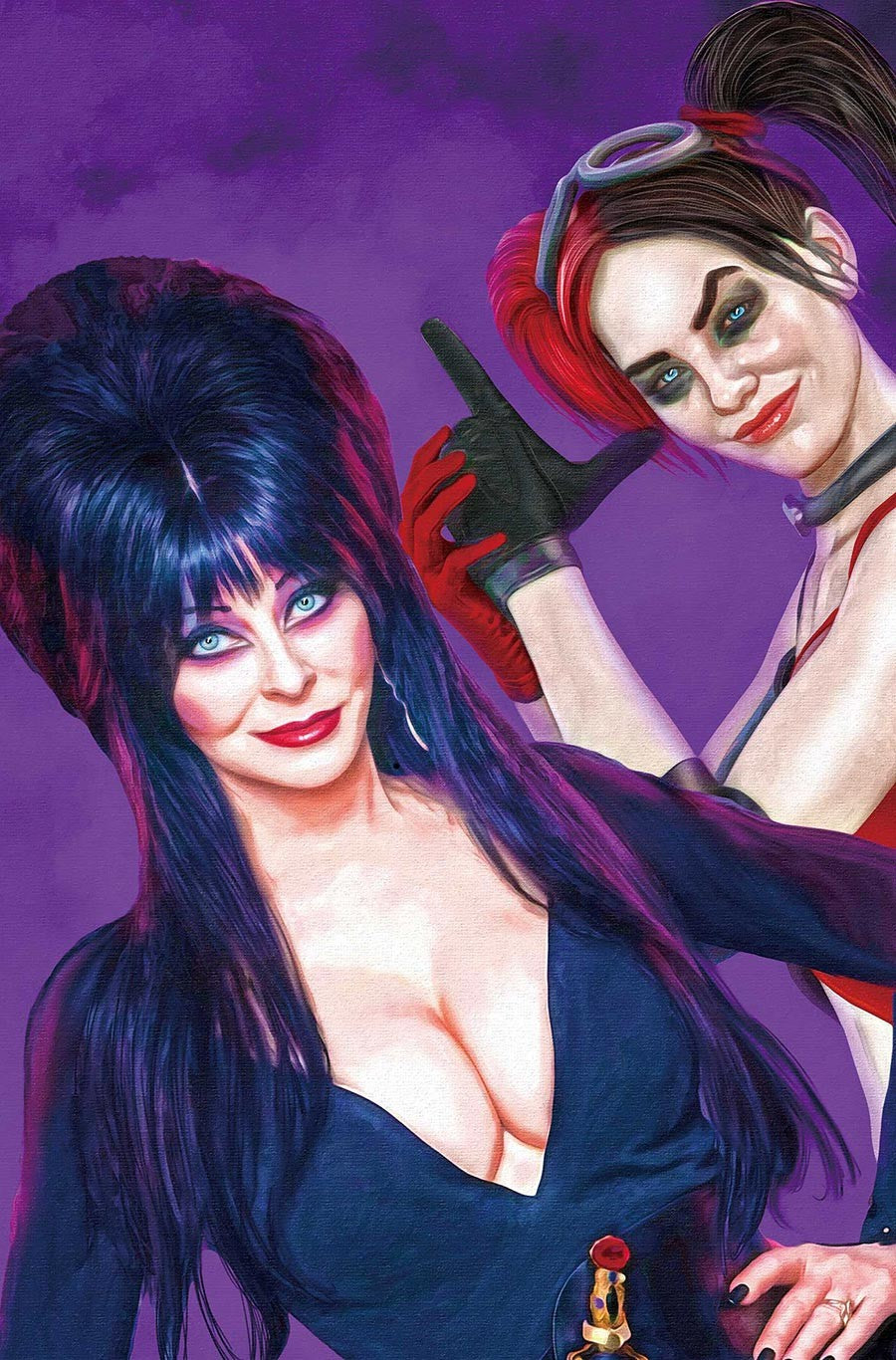 HARLEY QUINN X ELVIRA #1 CVR S - 1:20 RATIO MARK SPEARS VIRGIN