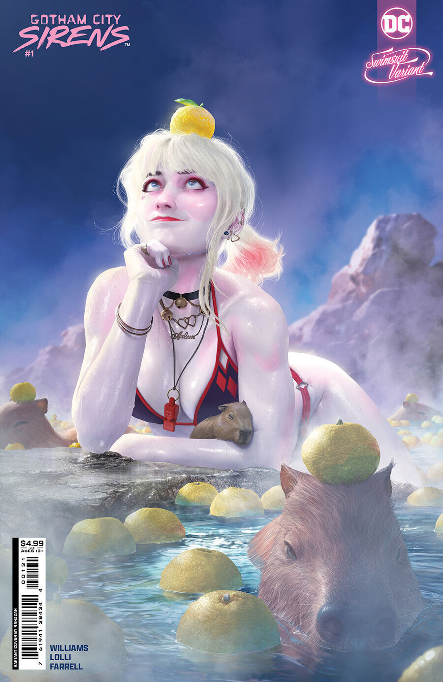 Gotham City Sirens Issue #1 - Rahzzah - Swimsuit