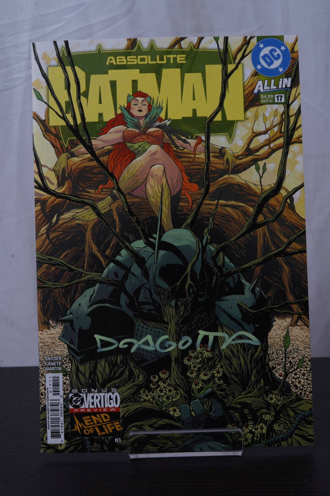 ABSOLUTE BATMAN #17 SIGNED BY DRAGOTTA COVER A COMIC NM 1ST PRINT 2026 DC W/COA