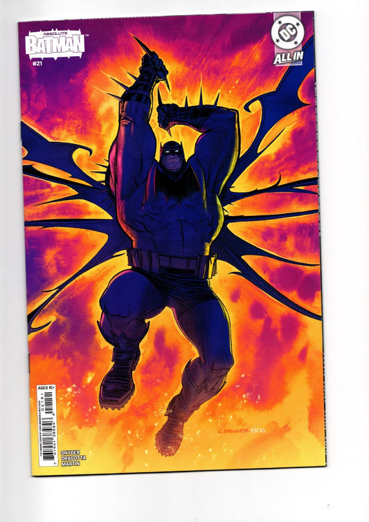 ABSOLUTE BATMAN #21 CVR E INC 1:25 CHRIS BRUNNER CARD STOCK