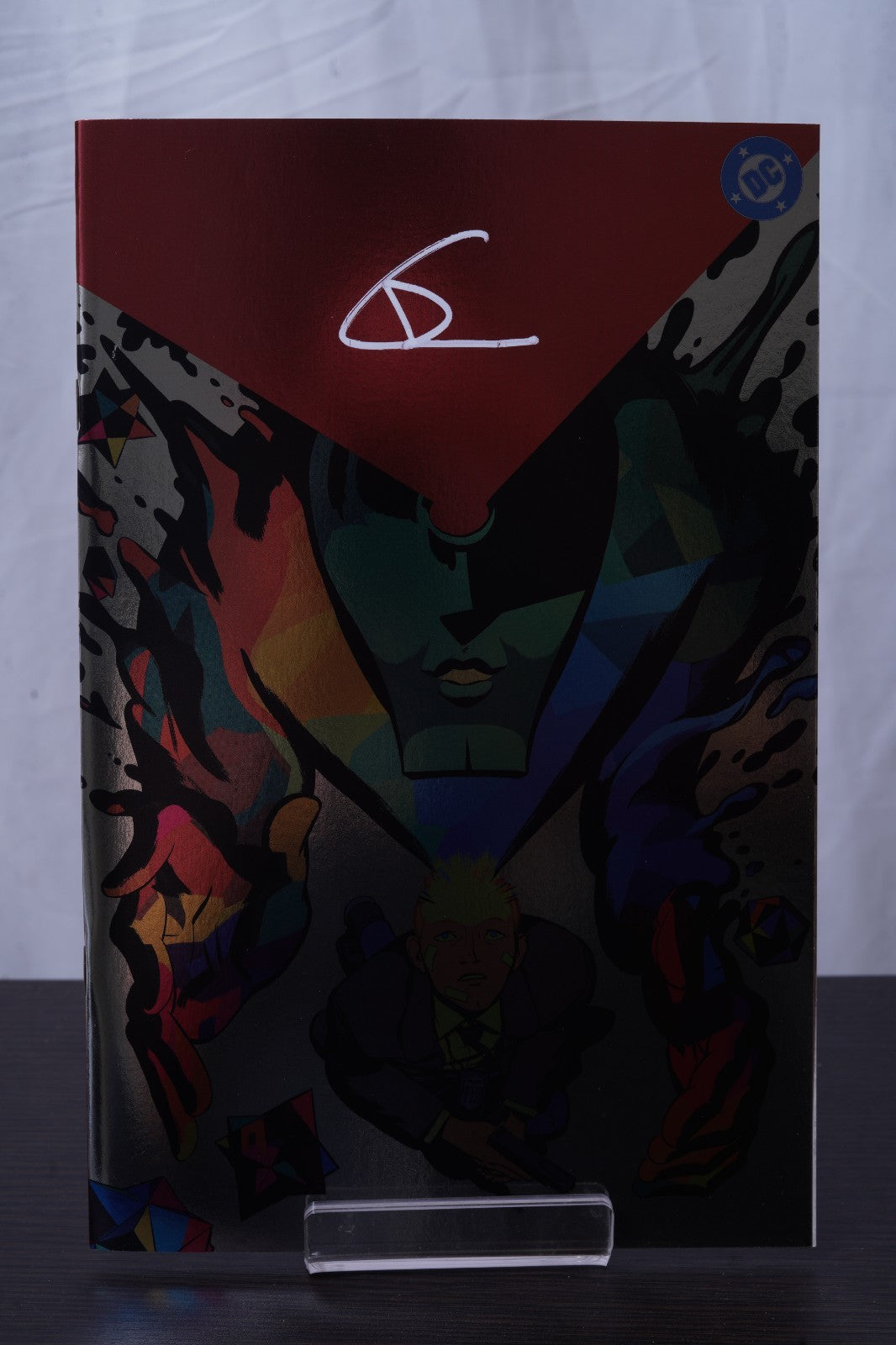 ABSOLUTE MARTIAN MANHUNTER #1 CVR F JAVIER RODRIGUEZ FOIL - SIGNED BY DENIZ CAMP