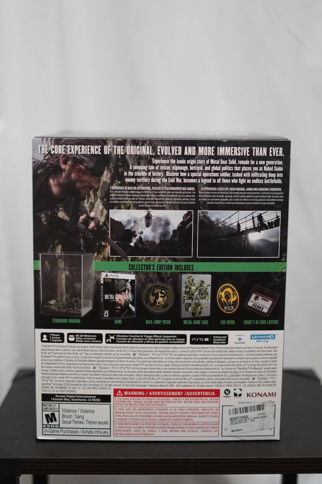Metal Gear Solid Delta Snake Eater Collector’s Edition PS5 PlayStation 5 IN HAND
