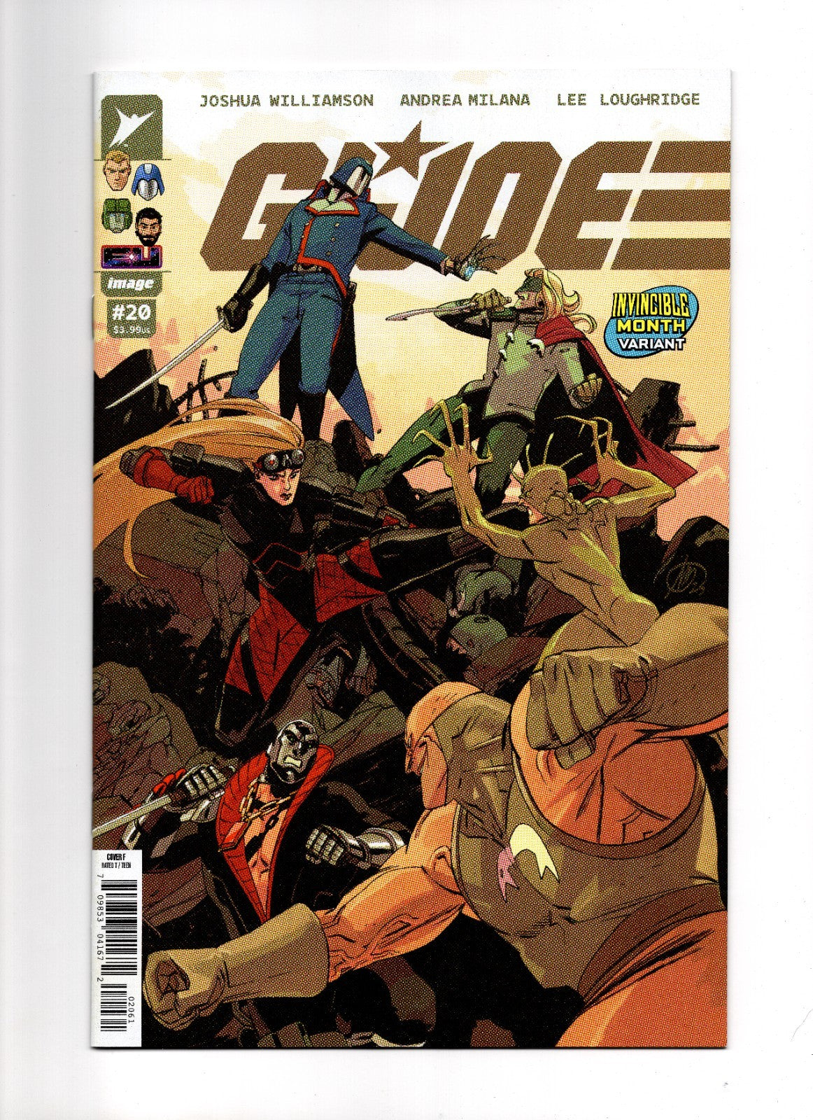GI JOE #20 COVER F TOM REILLY INVINCIBLE TEAM UP VAR