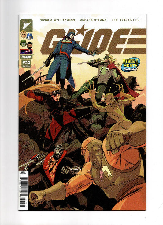 GI JOE #20 COVER F TOM REILLY INVINCIBLE TEAM UP VAR