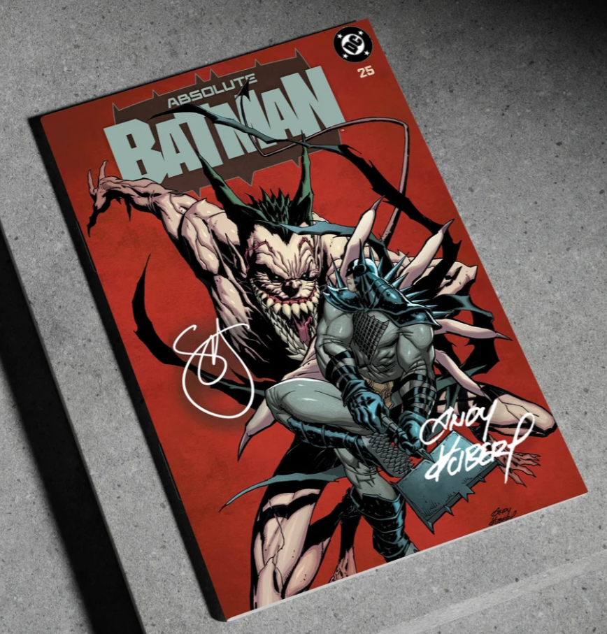 ABSOLUTE BATMAN #25  ANDY KUBERT Foil Trade - Signed Kubert & Snyder PRESALE