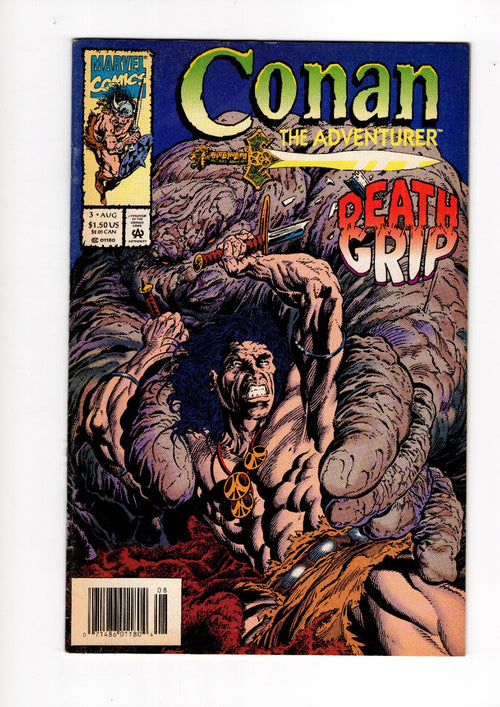 Conan The Adventurer No. 3, Marvel, Aug 1994, Death Grip