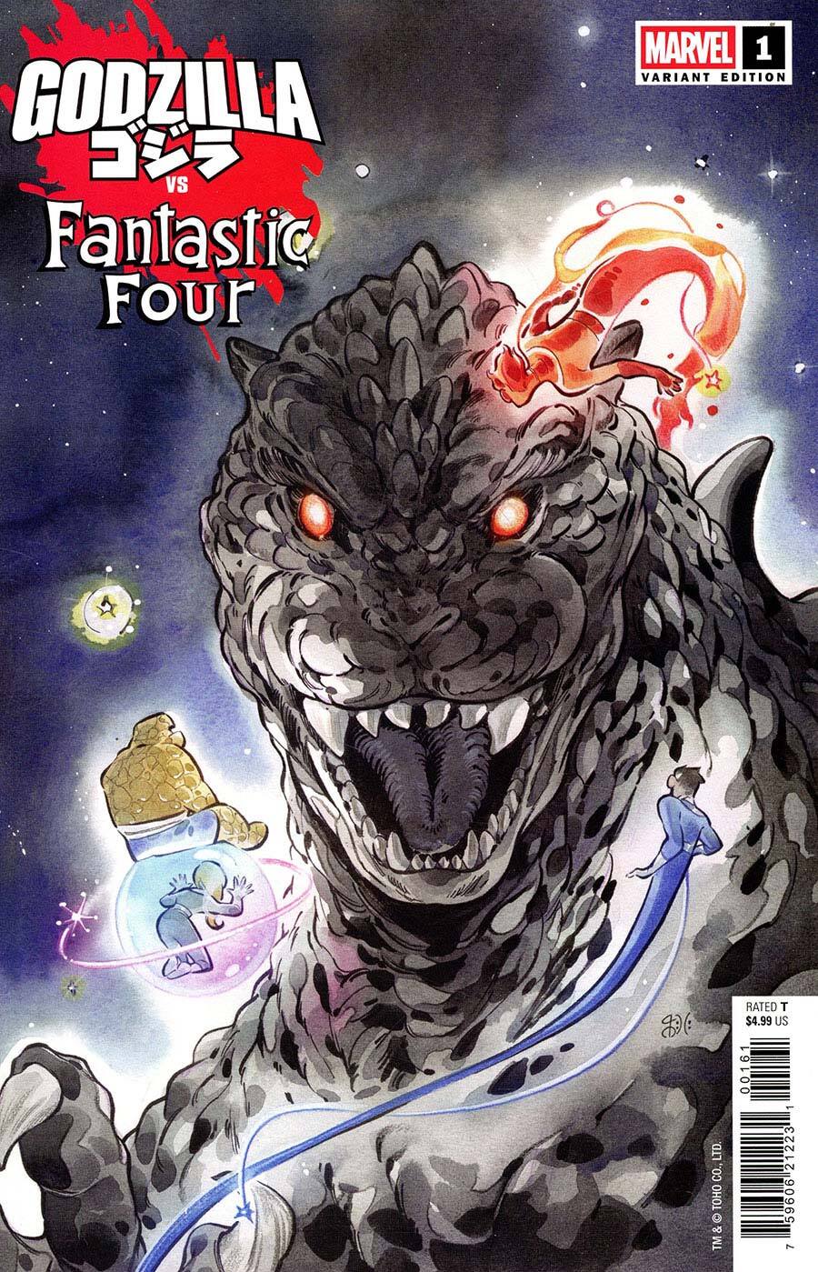 Godzilla vs. Fantastic Four Issue #1 - Peach Momoko