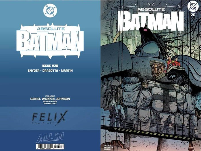 ABSOLUTE BATMAN #20 FELIX COMIC ART DANIEL WARREN JOHNSON CARDSTOCK - PRESALE