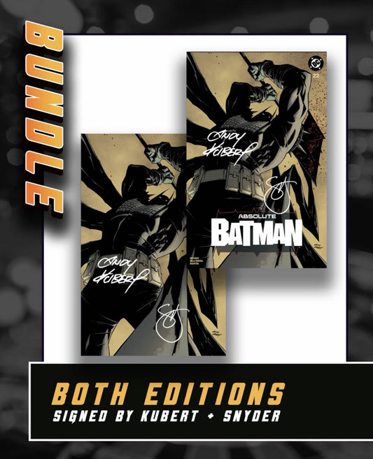ANDY KUBERT ABSOLUTE BATMAN #22 - Set Double Singed KUBERT & SNYDER Presale