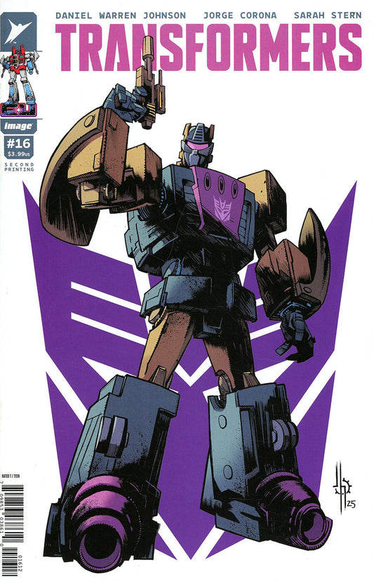 Transformers Issue #16 - Jason Howard - 2nd Print Cover A - Decepticon