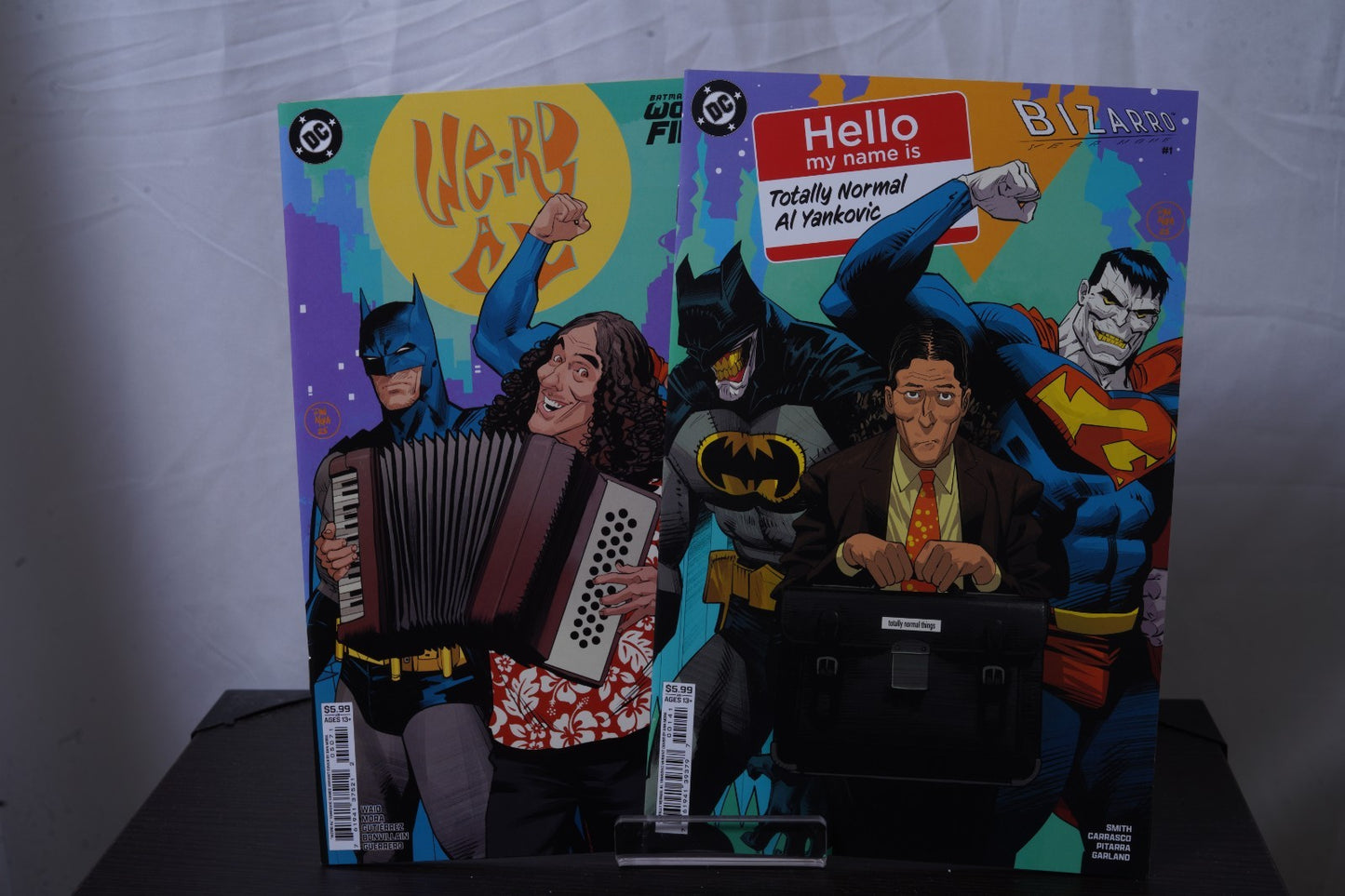 Weird Al Yankovic Comic Set - BIZARRO YEAR NONE #1 & WORLD FINEST #50