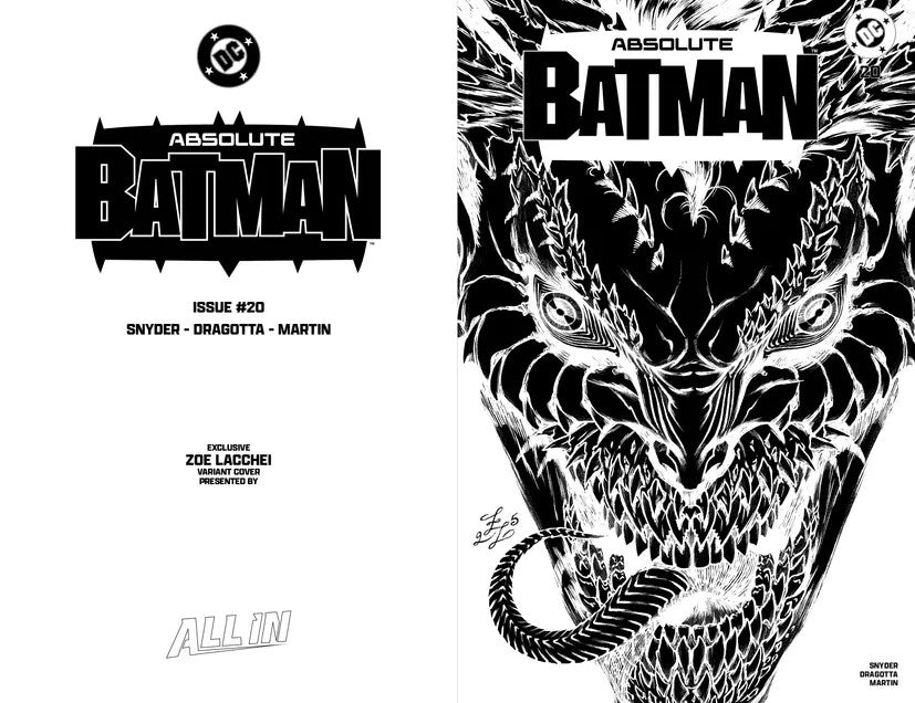 ABSOLUTE BATMAN #20 -Zoe Lacchei Trinity Exclusive - LTD 888
