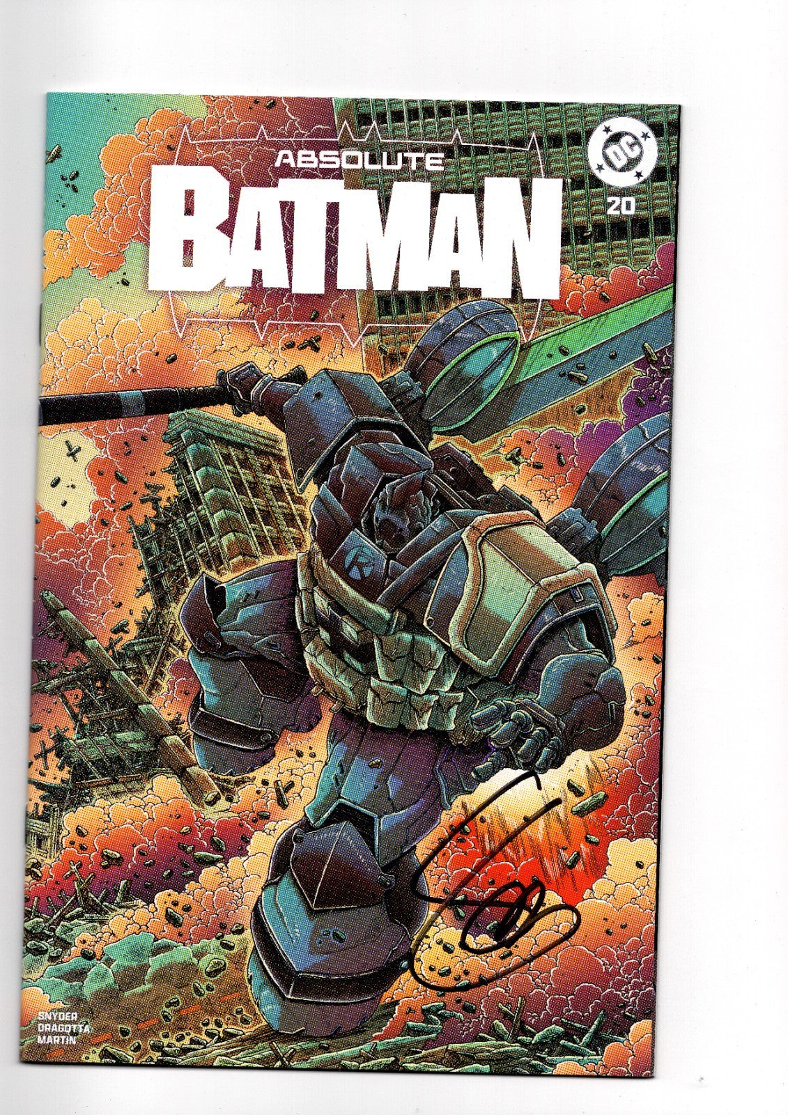 Absolute Batman #20 James Stokoe Third Eye Exclusive Trade - Signed by Snyder