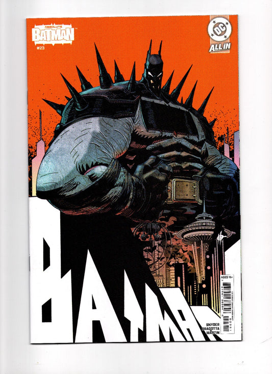 ABSOLUTE BATMAN #23 COVER F INC 1:25 DAMION SCOTT CARD STOCK VAR