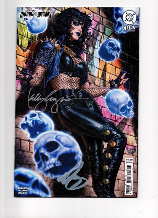 ABSOLUTE WONDER WOMAN #16 2x Signed by Mark Brooks & Kelly Thompson 2ND PRINT