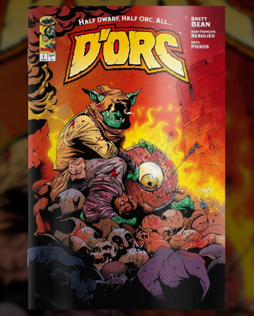 D’ORC #1 3RD PRINT RD BROWN FOIL VARIANT LTD 444 NM+ PRESALE