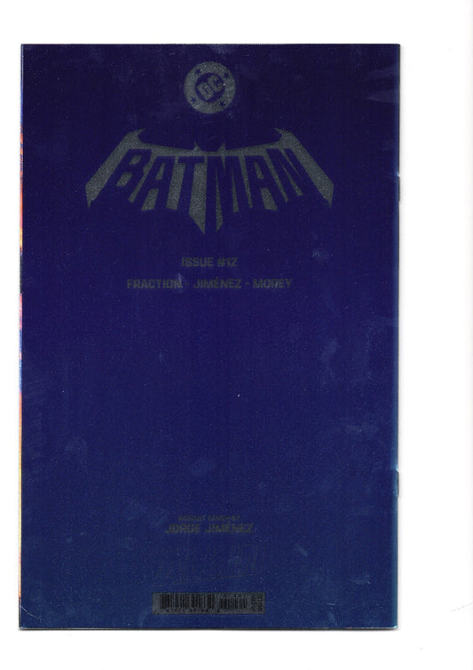 BATMAN #12 CVR E JORGE JIMENEZ FOIL VAR